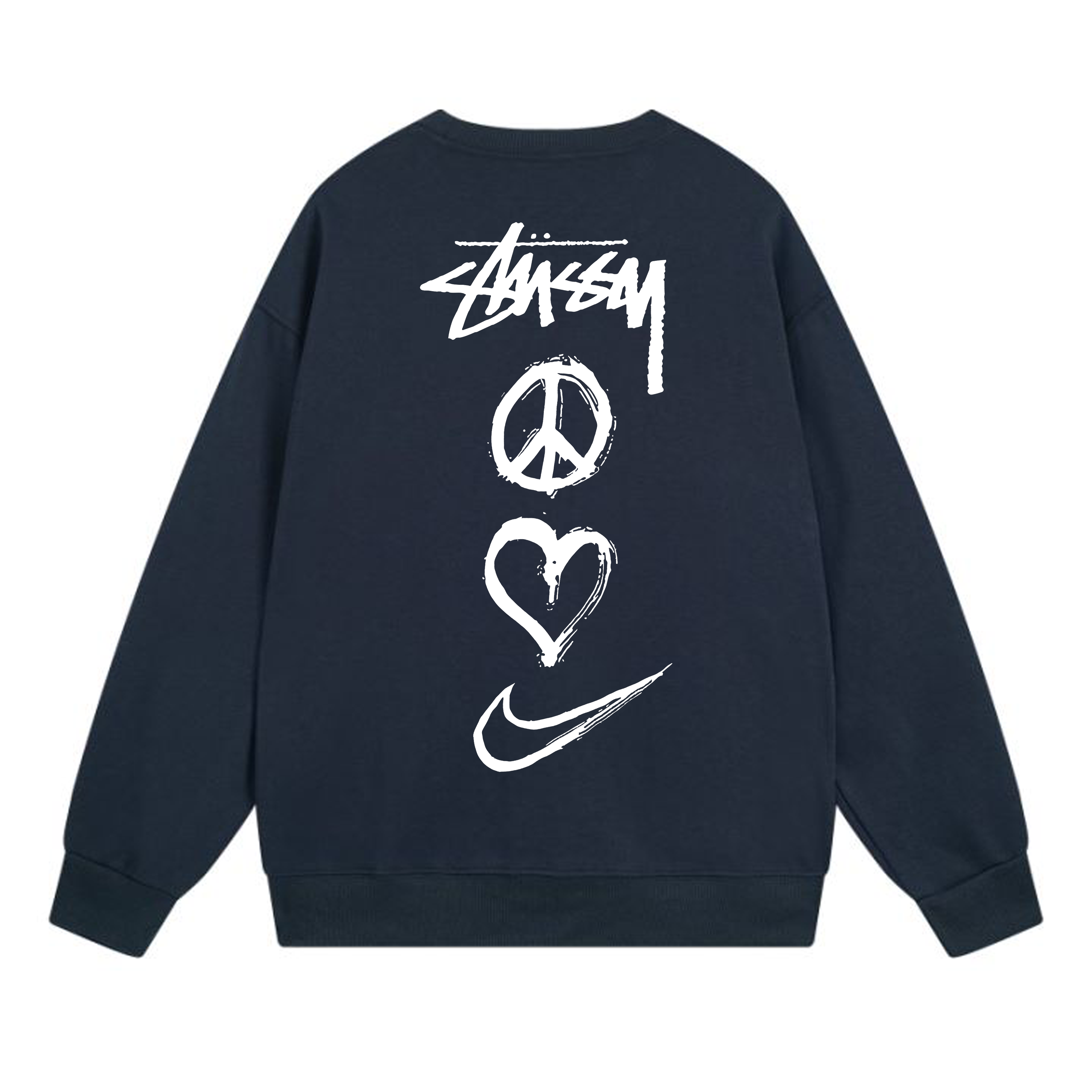 Stussy Hoodie Navy Blue，XB508