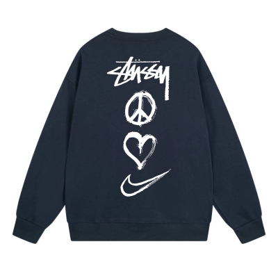 Stussy Hoodie Navy Blue，XB508 02
