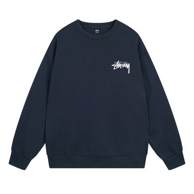 Stussy Hoodie Navy Blue，XB505 02