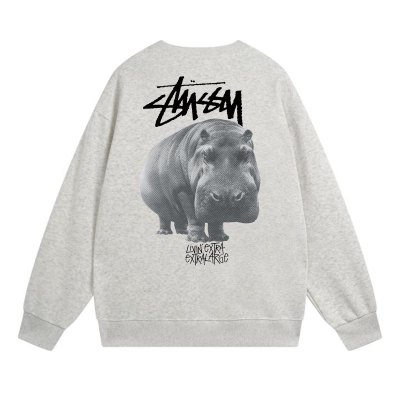Stussy Hoodie Light Grey，XB504 01