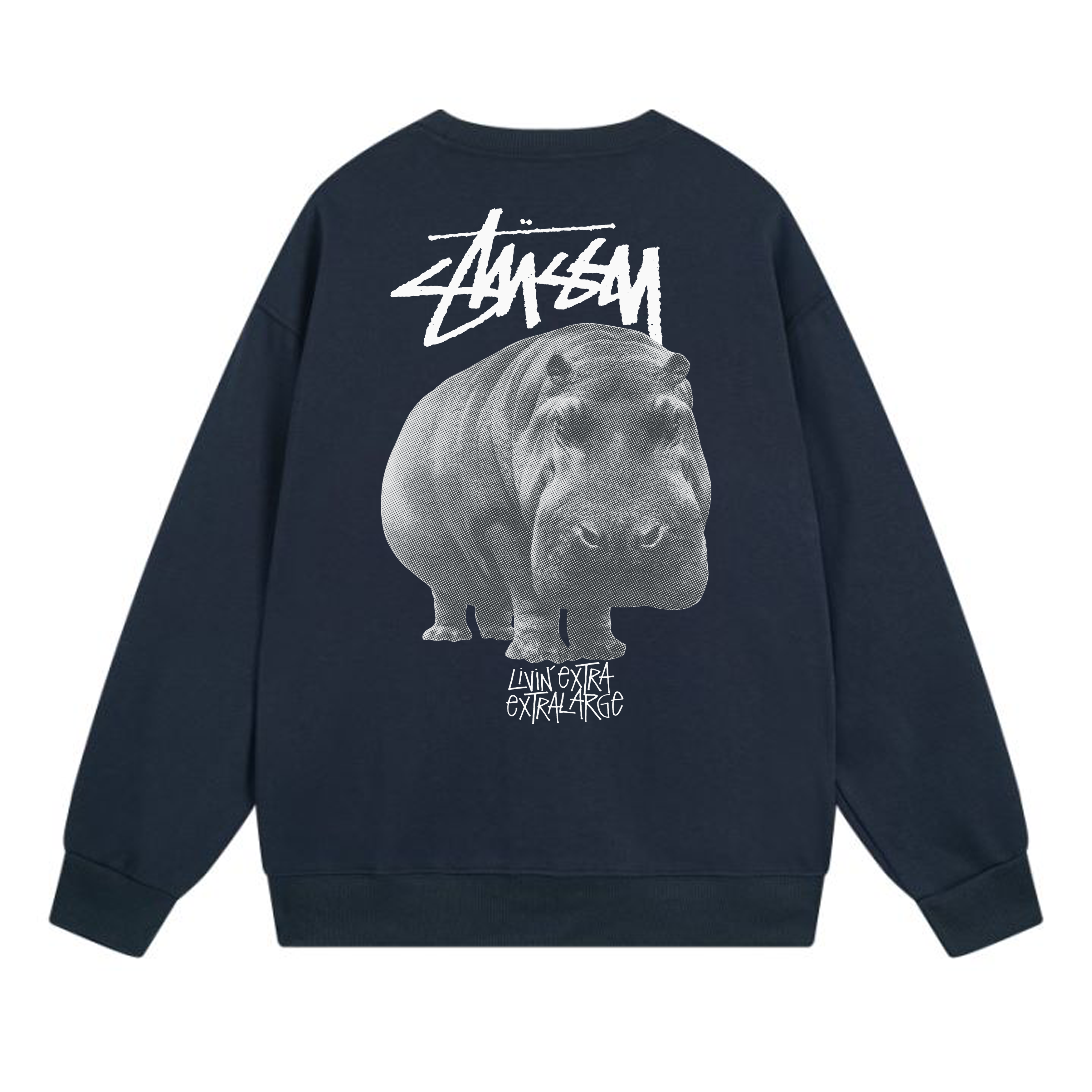 Stussy Hoodie Navy Blue，XB504