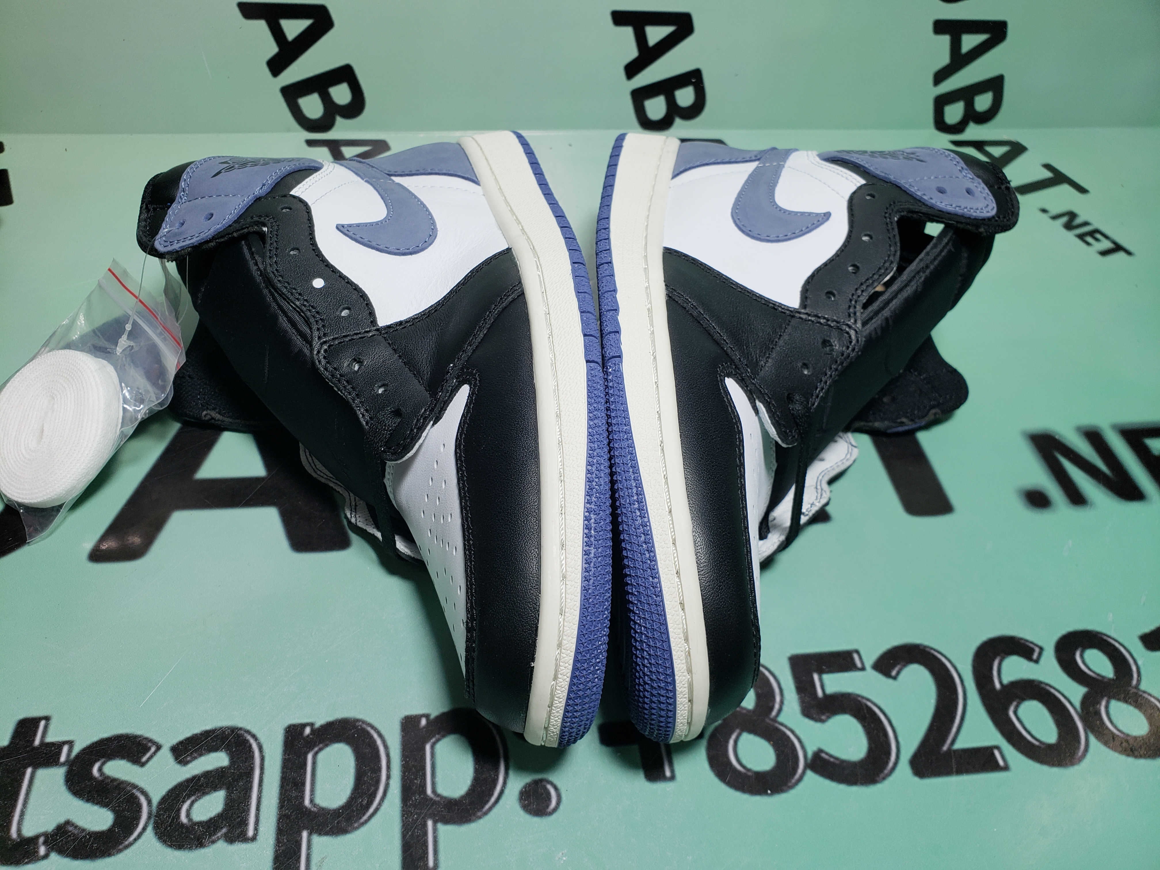 Uabat Jordan 1 Retro High Blue Moon,555088-115