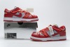 Uabat SB Dunk Low Off-White University Red ,CT0856-600