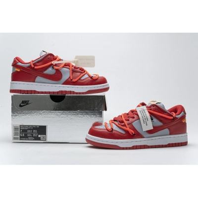 Uabat SB Dunk Low Off-White University Red ,CT0856-600 01