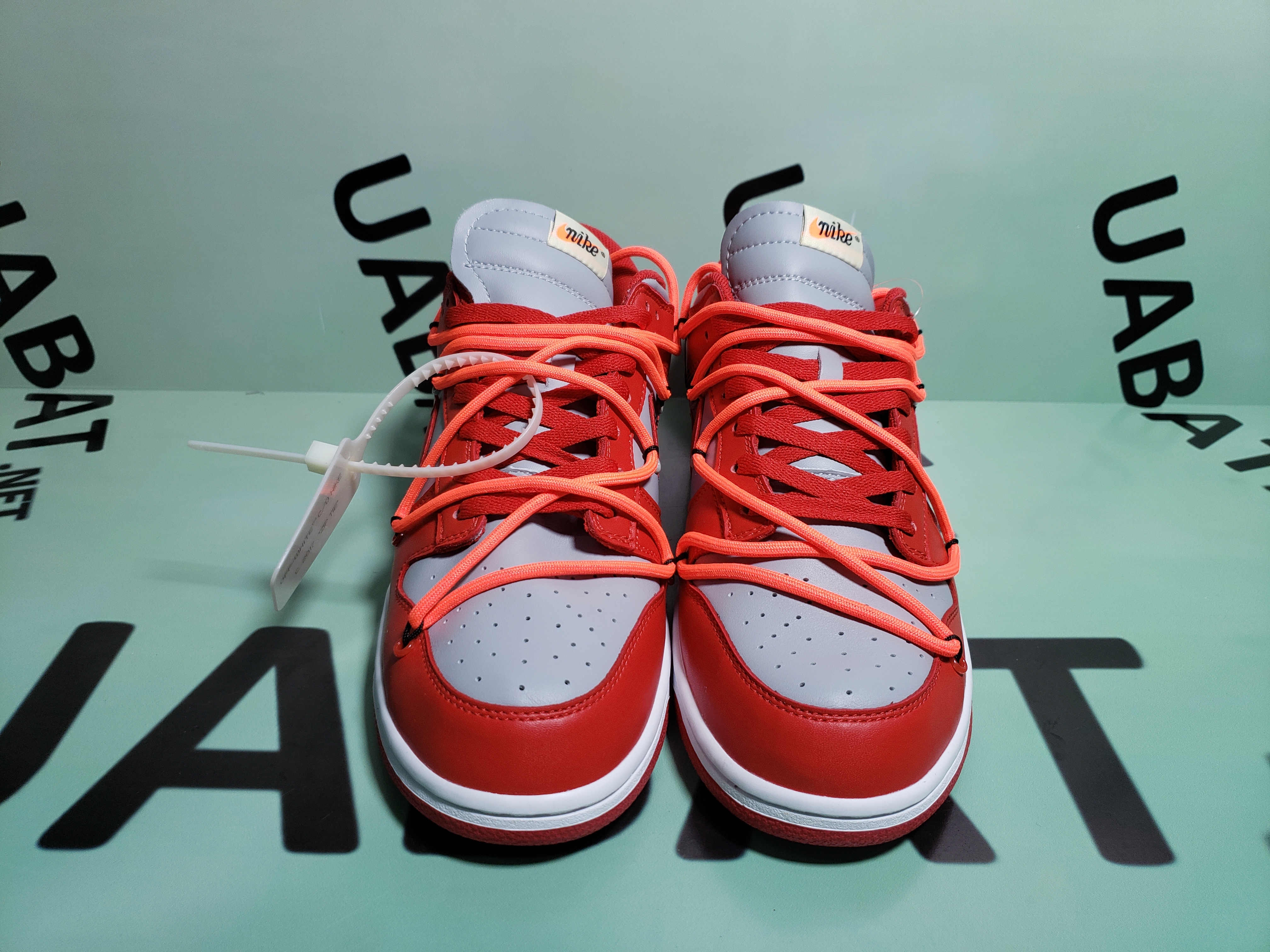 Uabat SB Dunk Low Off-White University Red ,CT0856-600