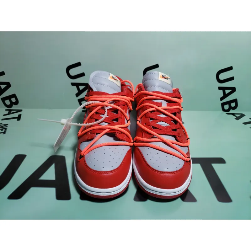 Uabat SB Dunk Low Off-White University Red ,CT0856-600