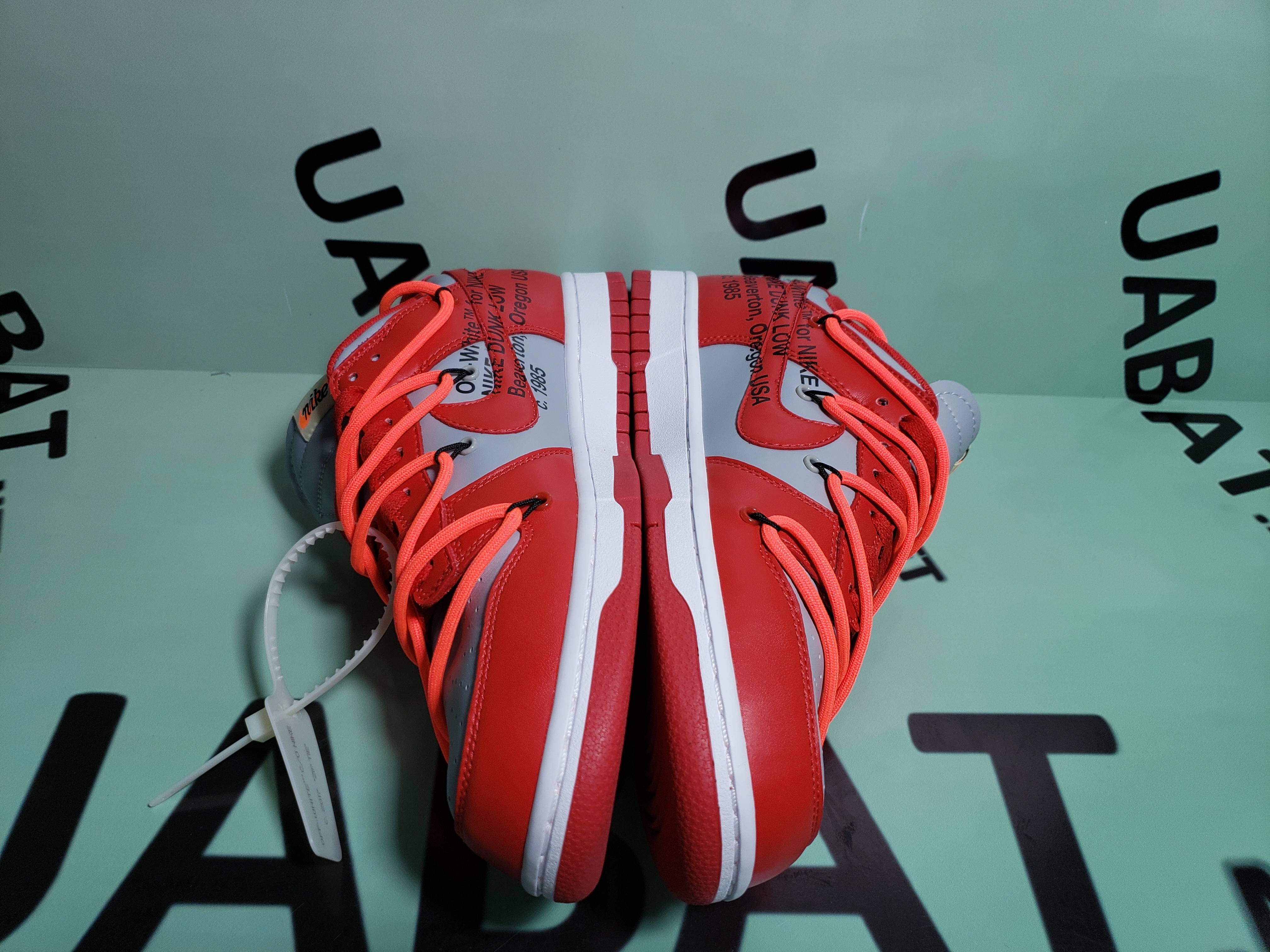 Uabat SB Dunk Low Off-White University Red ,CT0856-600