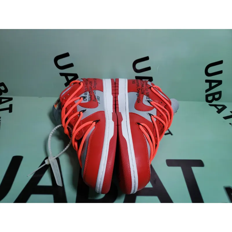 Uabat SB Dunk Low Off-White University Red ,CT0856-600
