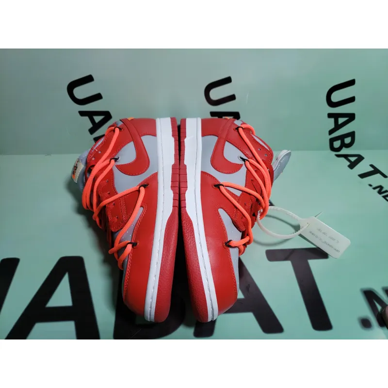 Uabat SB Dunk Low Off-White University Red ,CT0856-600