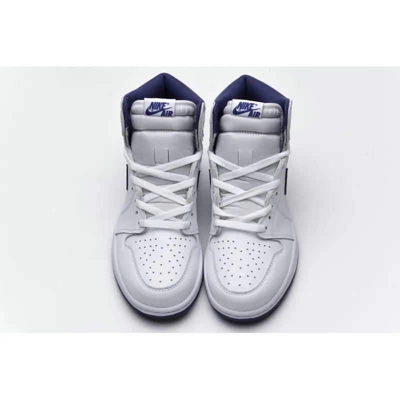 Uabat Jordan 1 Retro High OG White Purple,555088-115
