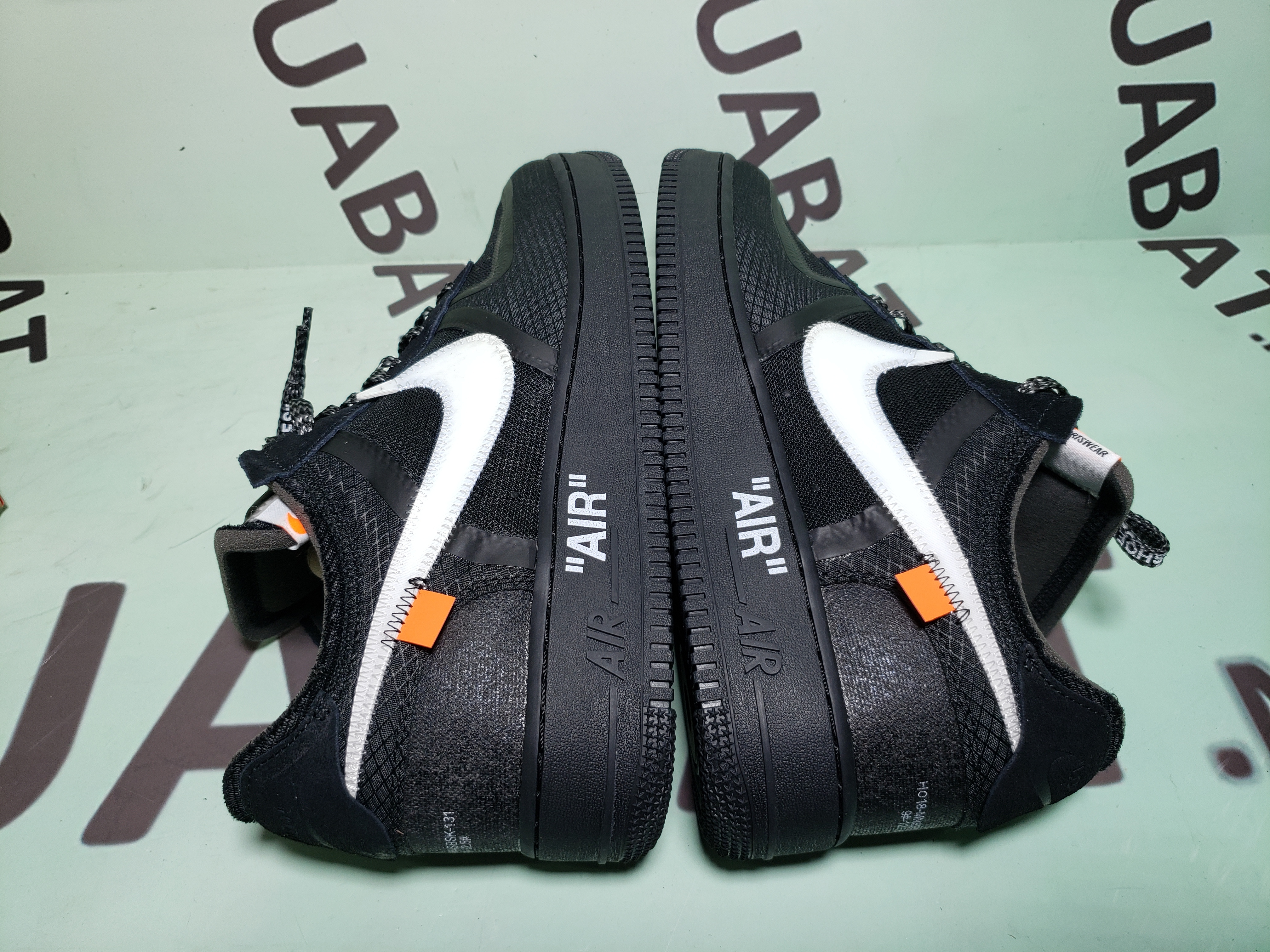 Uabat Air Force 1 Low Off-White Black White ,AO4606-001