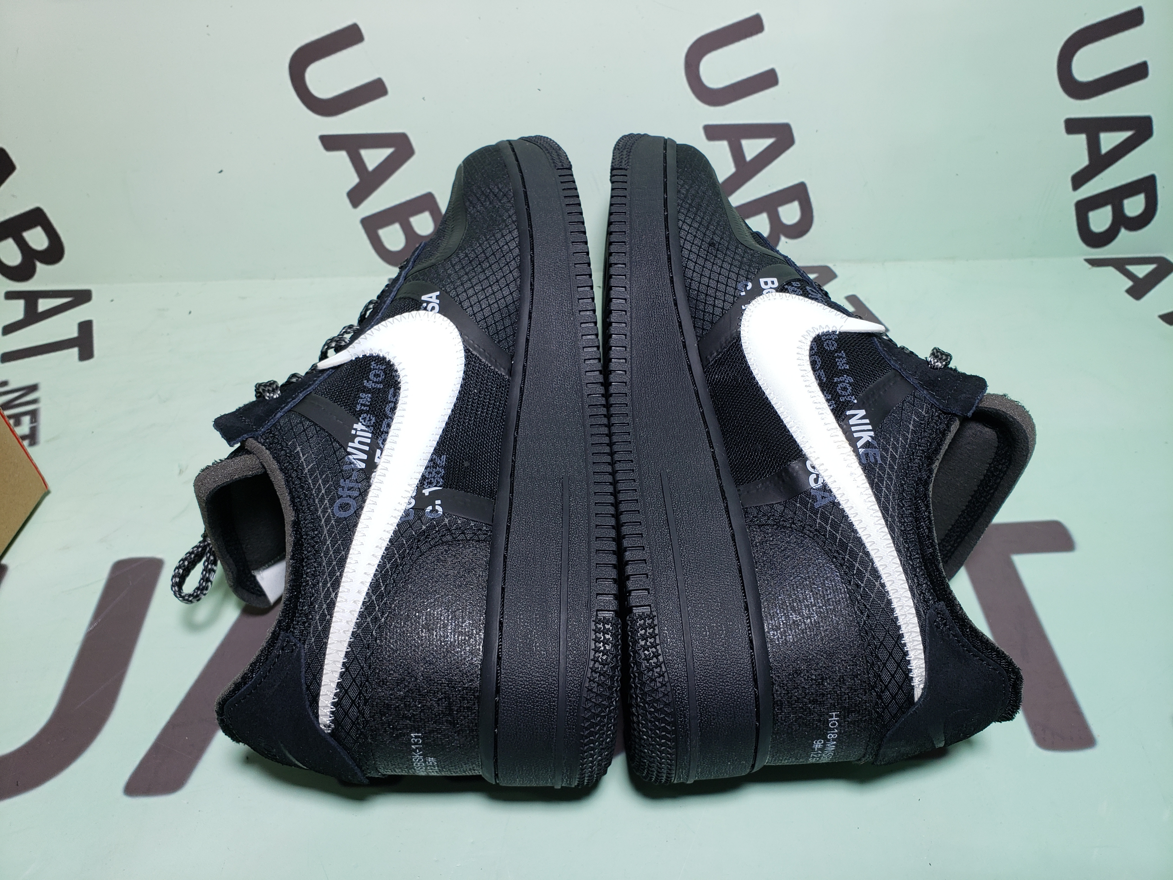 Uabat Air Force 1 Low Off-White Black White ,AO4606-001