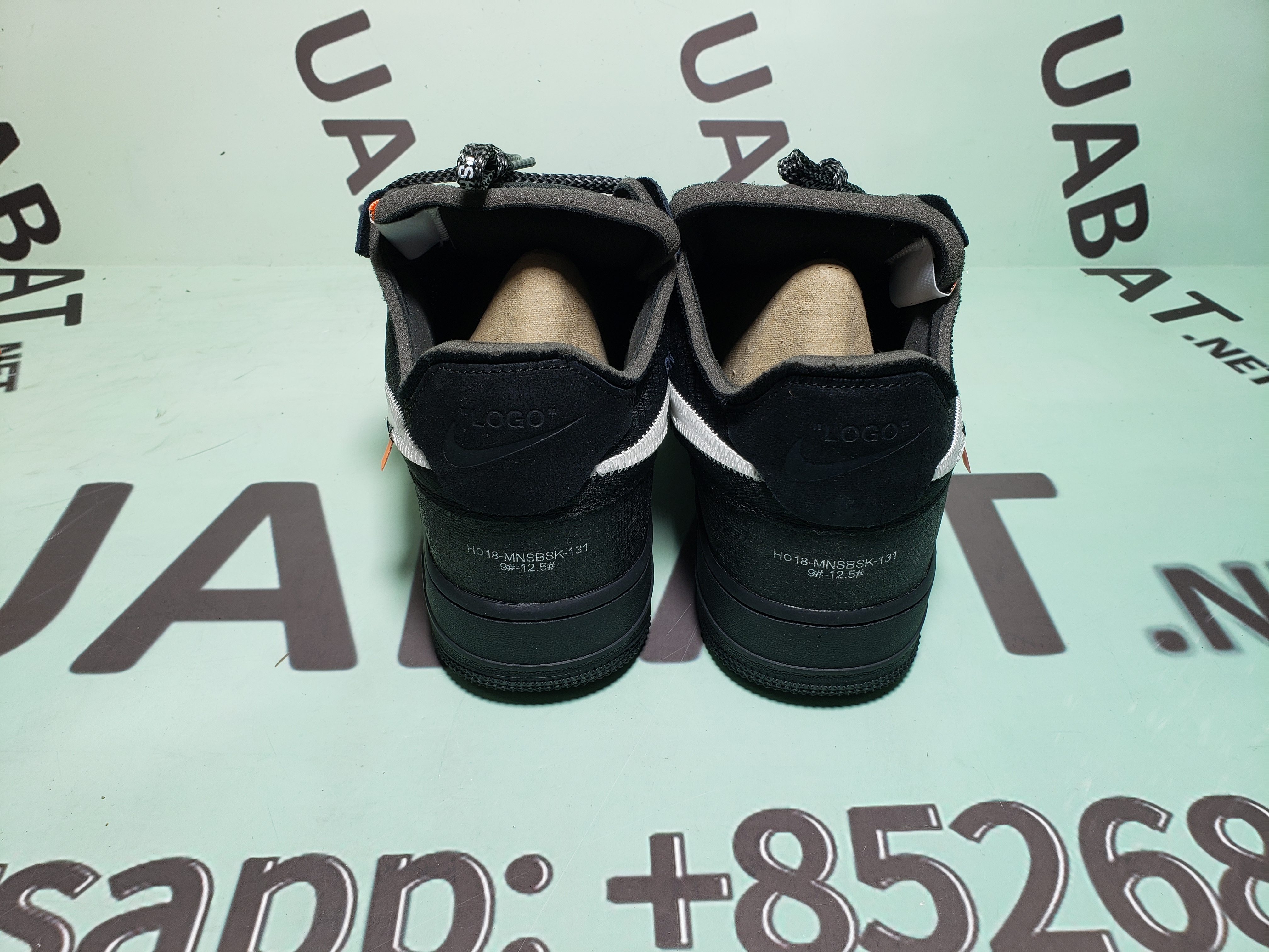 Uabat Air Force 1 Low Off-White Black White ,AO4606-001