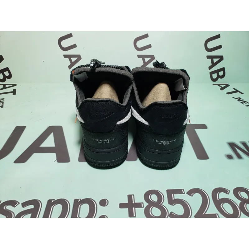 Uabat Air Force 1 Low Off-White Black White ,AO4606-001