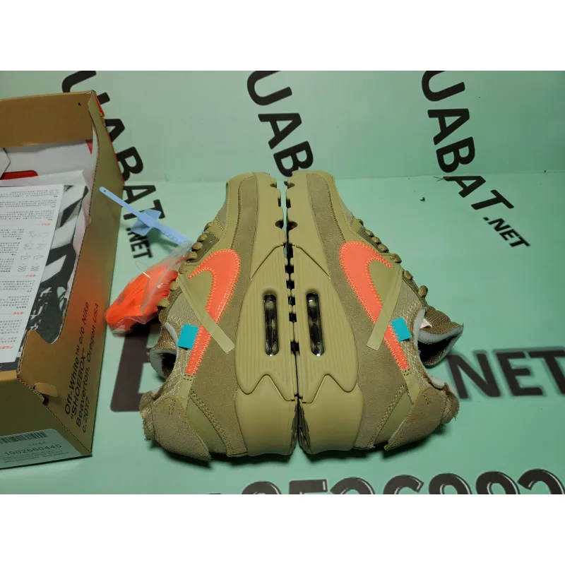 Uabat Air Max 90 OFF-WHITE Desert Ore ,AA7293-200