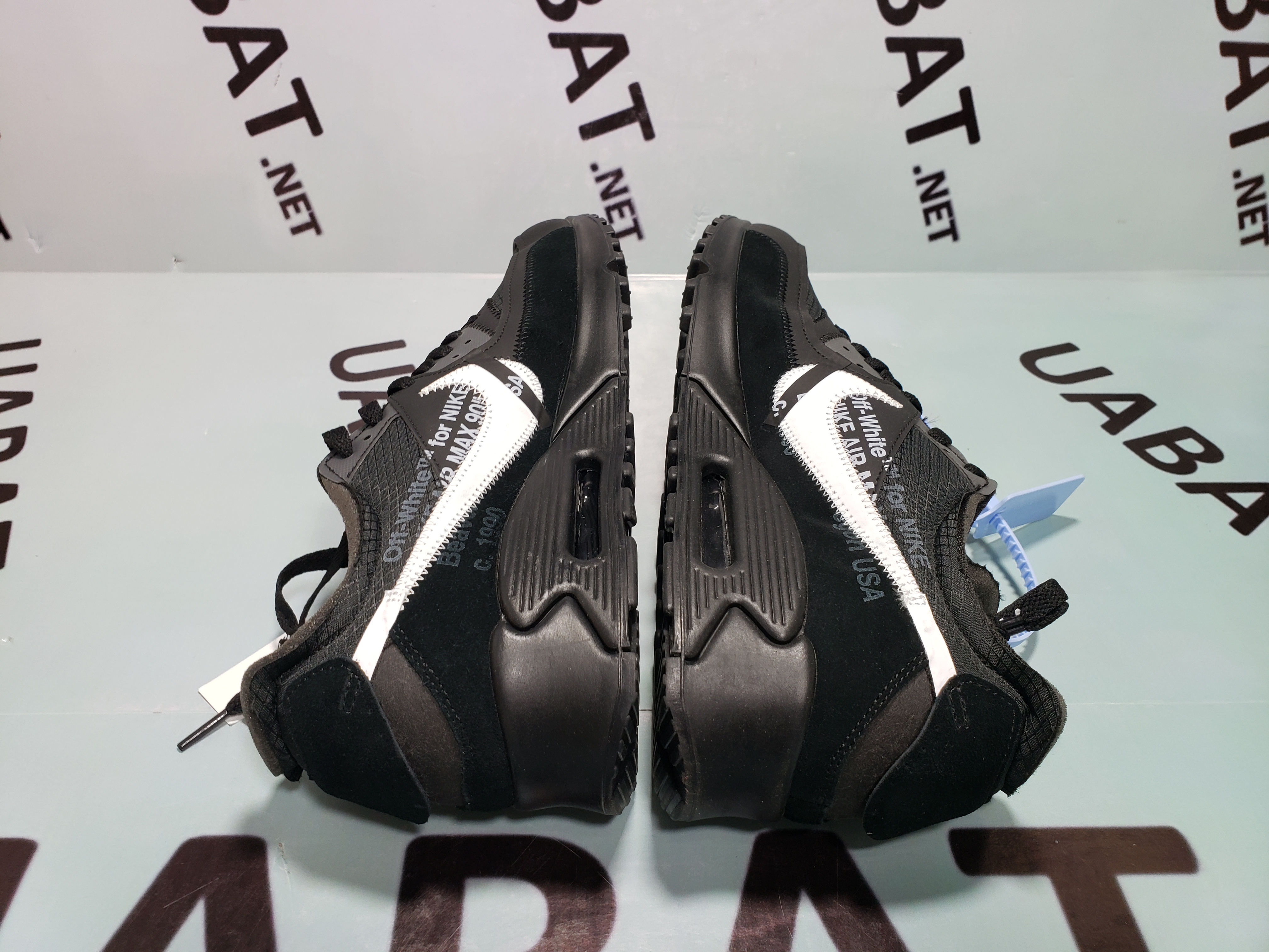 CoolKicks Uabat Air Max 90 OFF-WHITE Black,AA7293-001