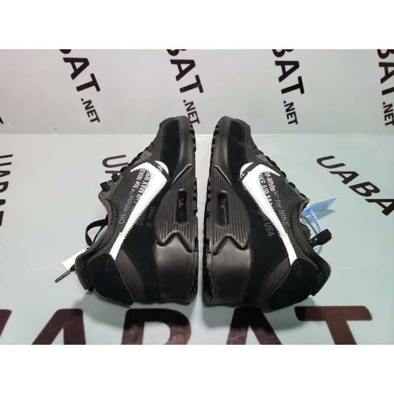 CoolKicks Uabat Air Max 90 OFF-WHITE Black,AA7293-001