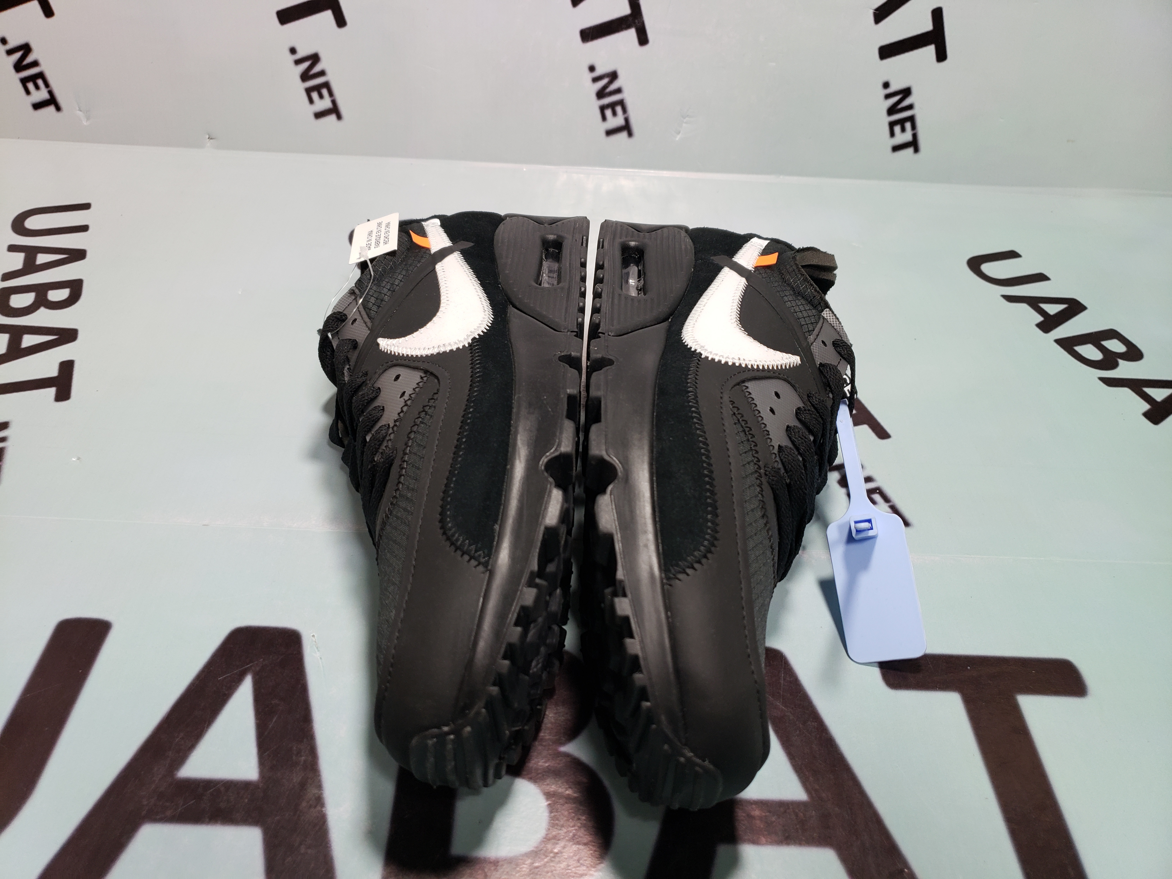 CoolKicks Uabat Air Max 90 OFF-WHITE Black,AA7293-001