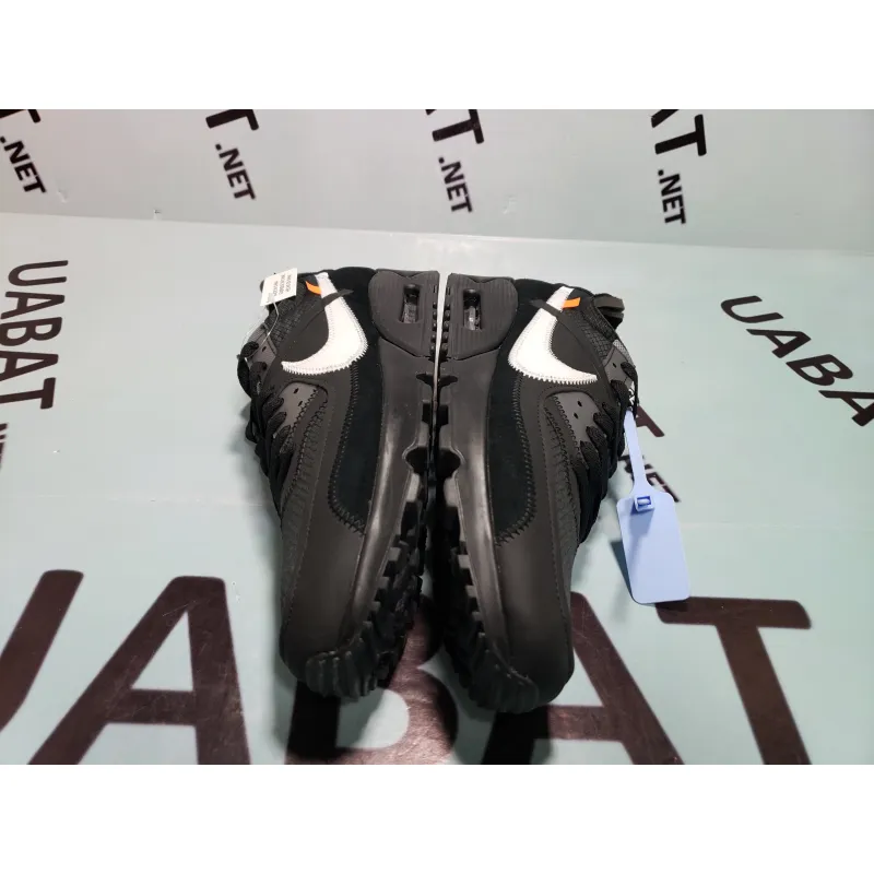 CoolKicks Uabat Air Max 90 OFF-WHITE Black,AA7293-001
