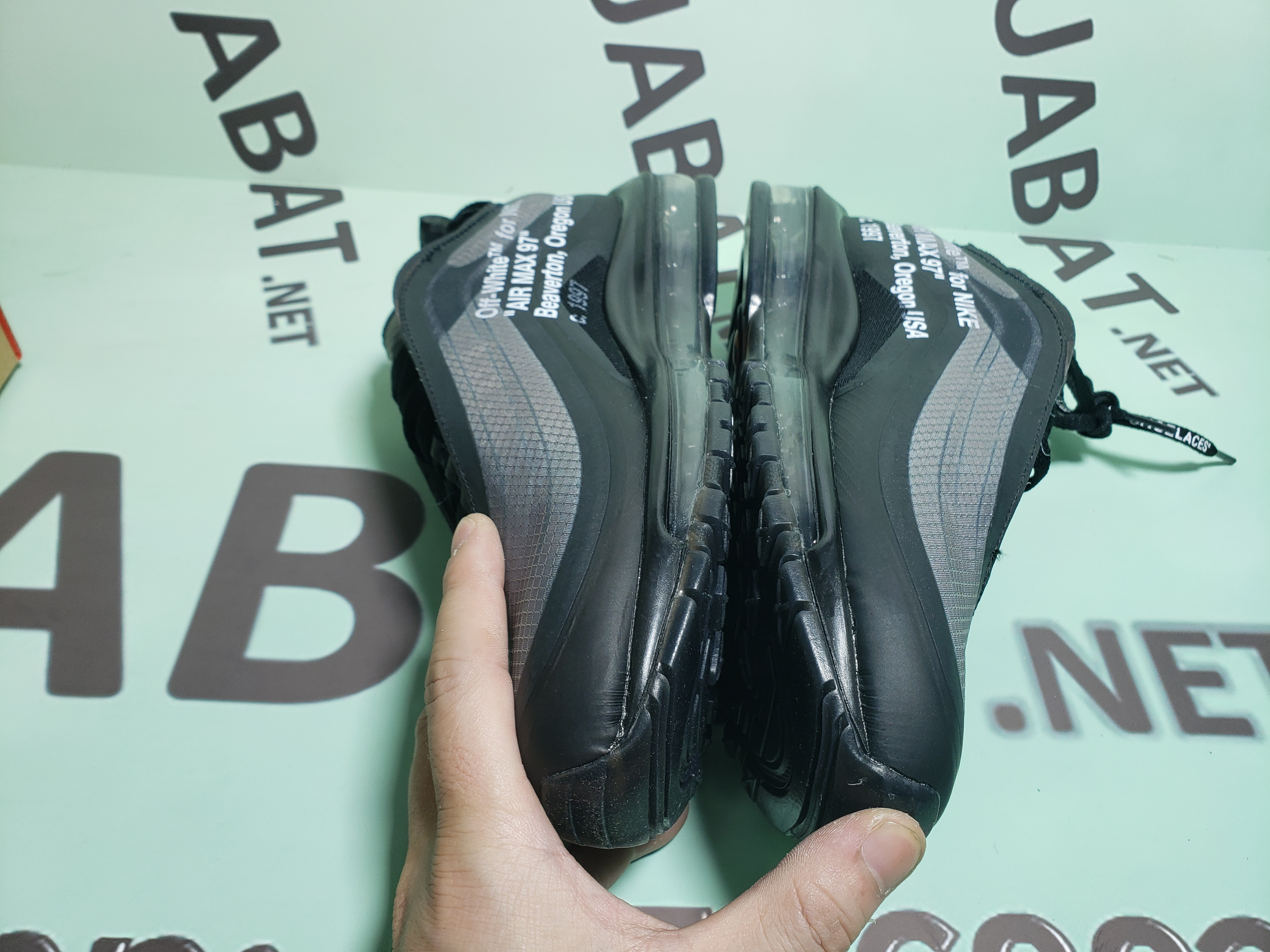 Uabat Air Max 97 Off-White Black,AJ4585-001