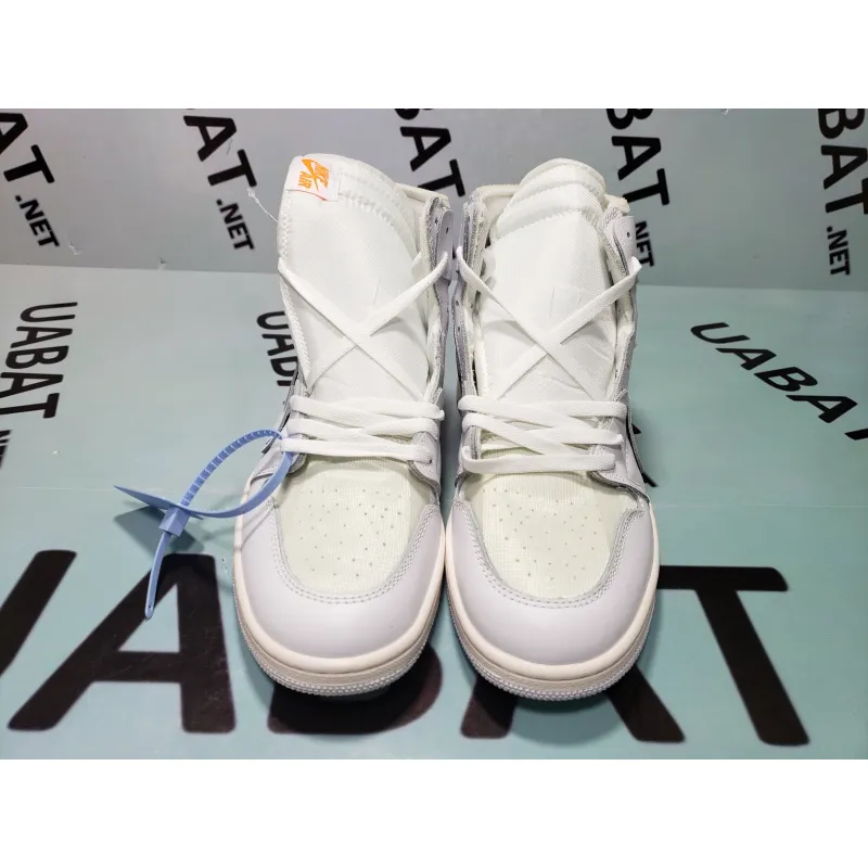 Uabat Jordan 1 Retro High Off-White White,AQ0818-100
