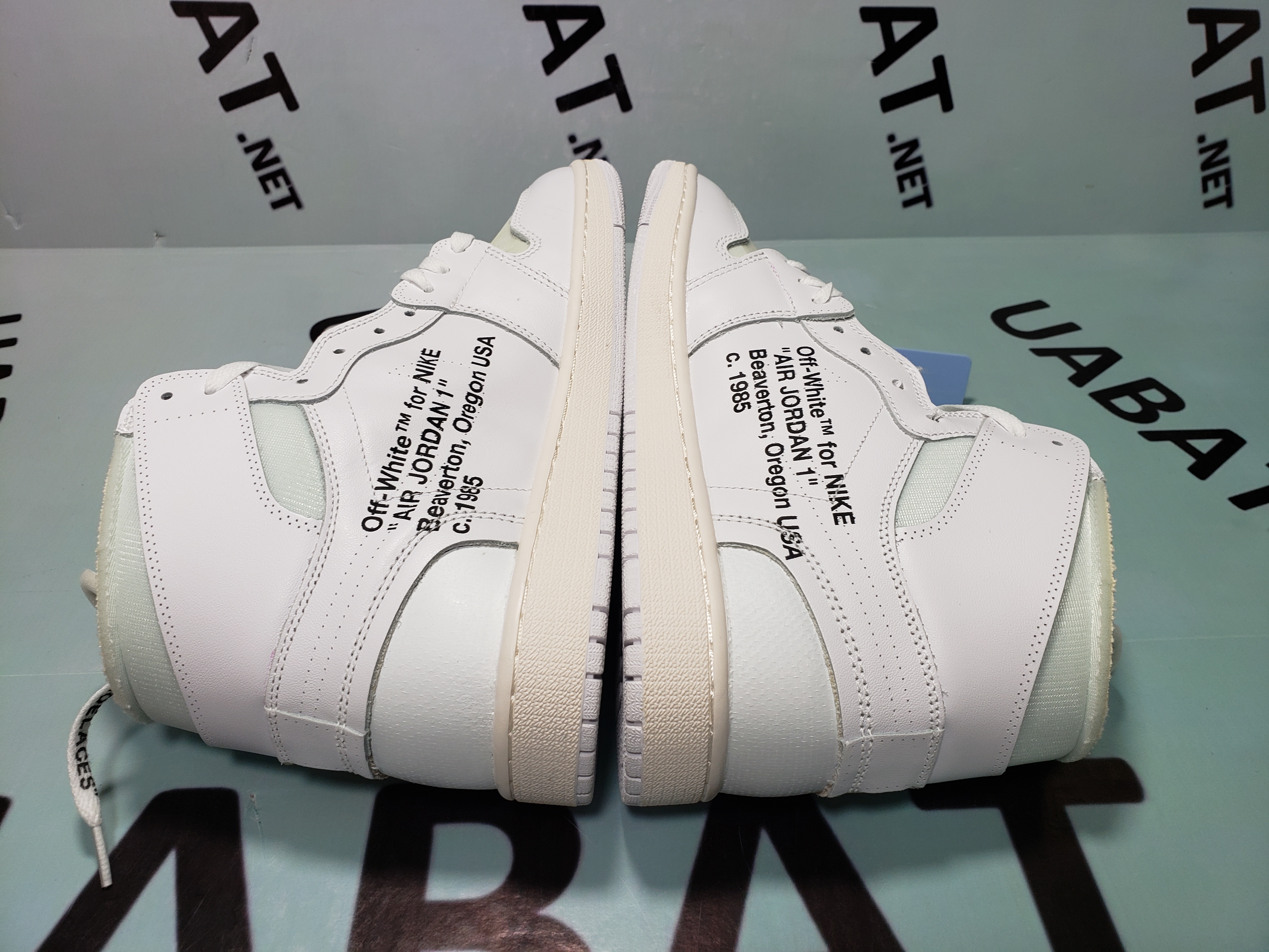 Uabat Jordan 1 Retro High Off-White White,AQ0818-100