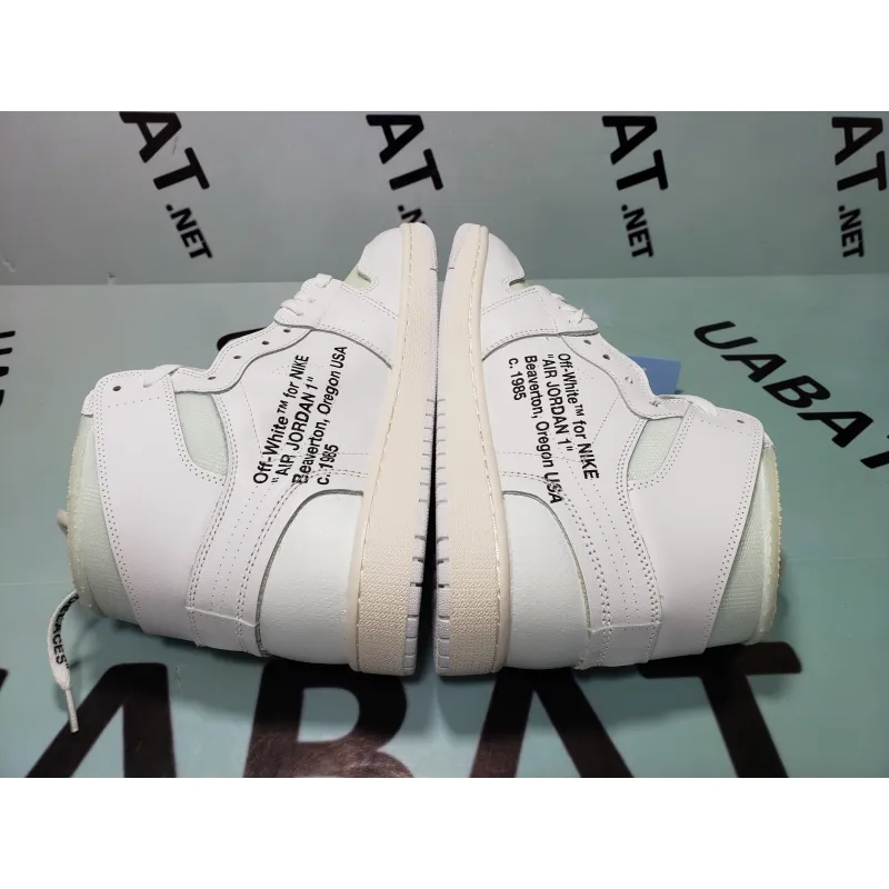 Uabat Jordan 1 Retro High Off-White White,AQ0818-100