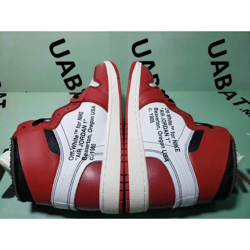 Uabat Jordan 1 Retro High Off-White Chicago,AA3834-101