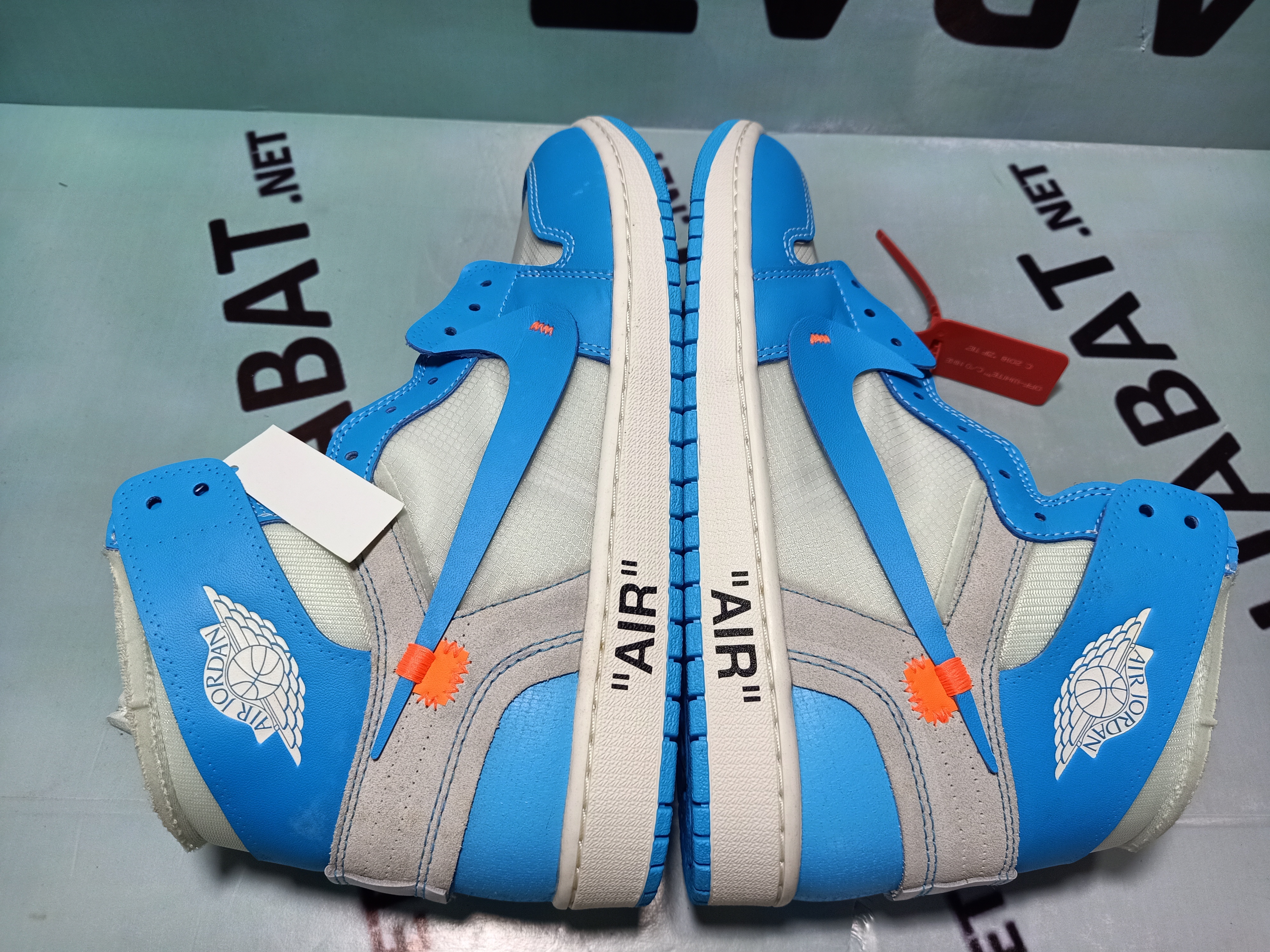 Uabat Jordan 1 Retro High Off-White University Blue,AQ0818-148