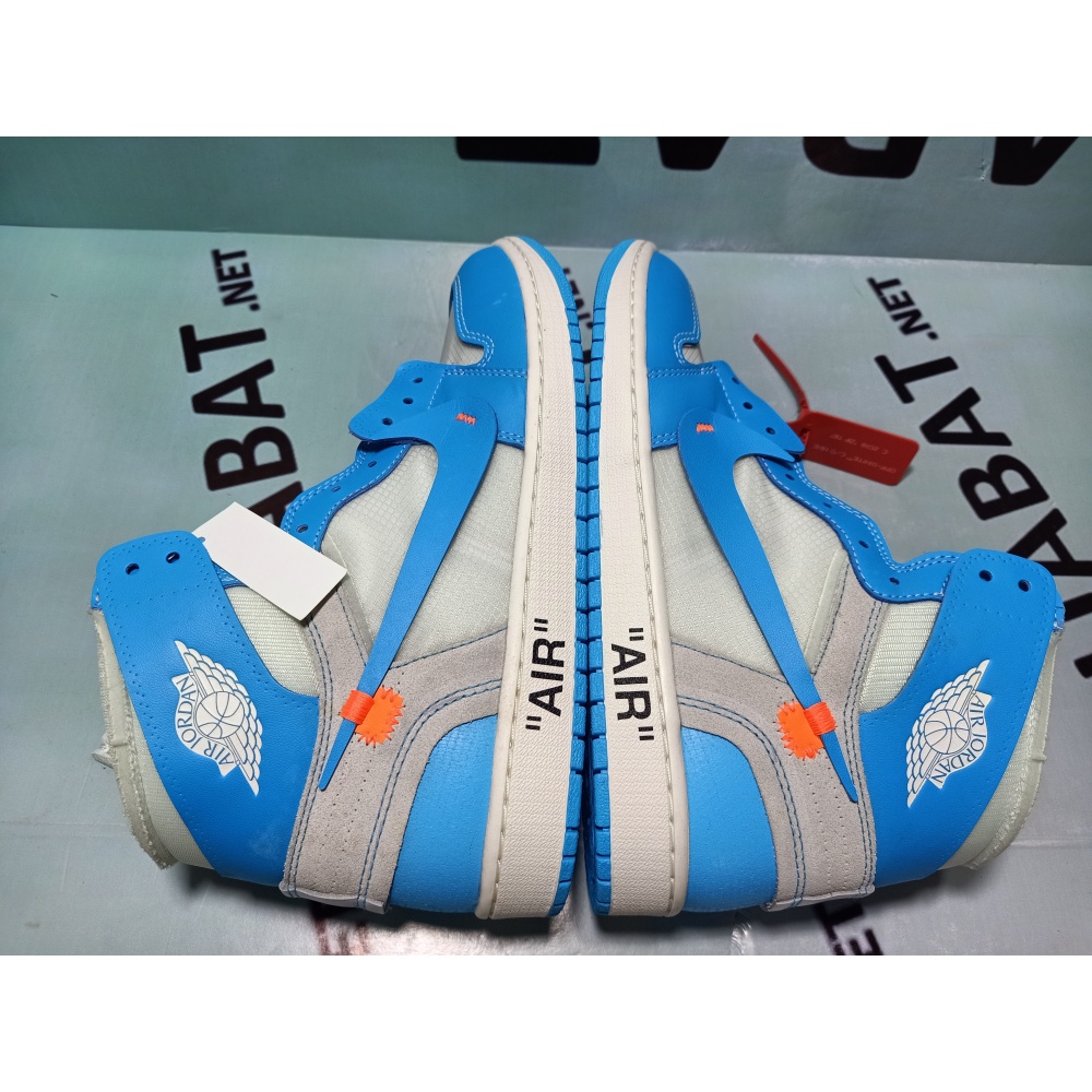 Uabat Jordan 1 Retro High Off-White University Blue,AQ0818-148