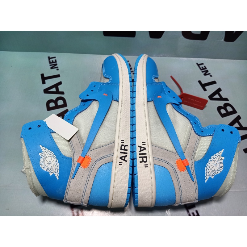 Uabat Jordan 1 Retro High Off-White University Blue,AQ0818-148