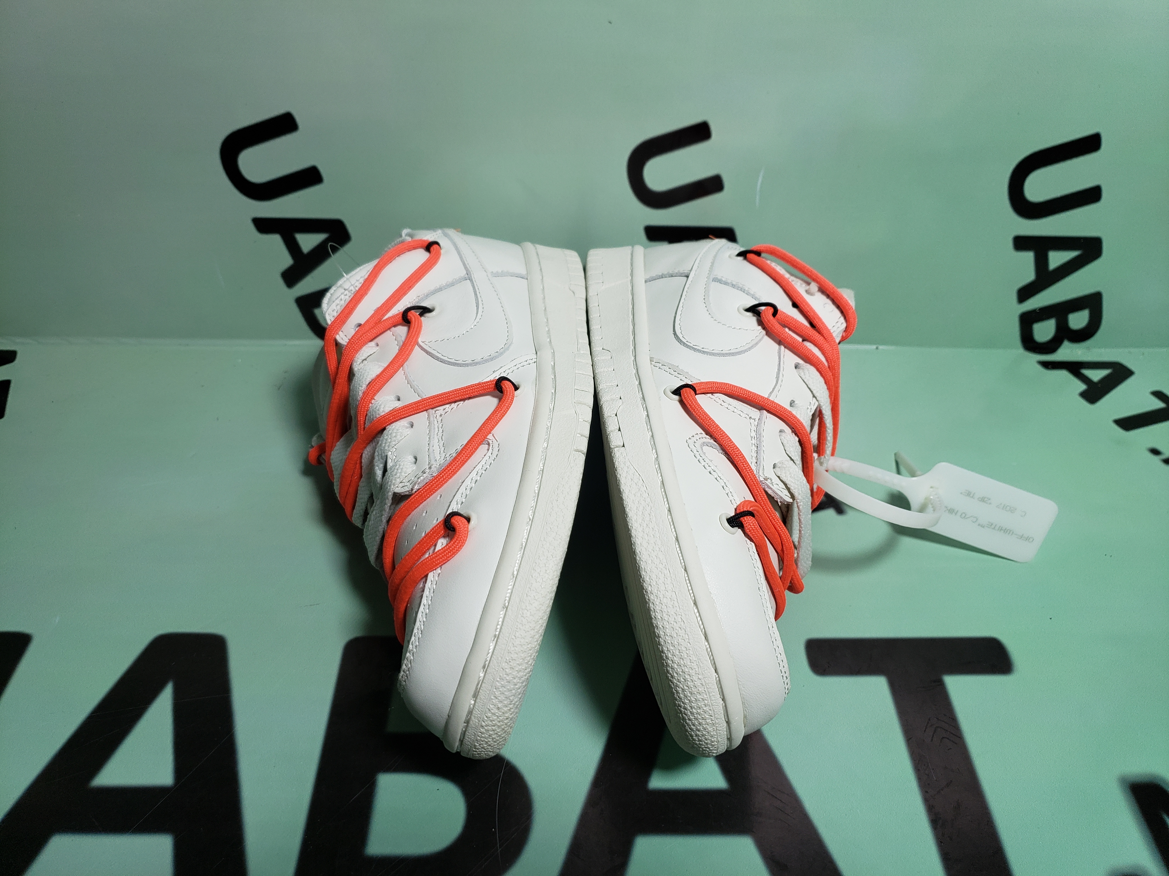 Uabat SB Dunk Off-White Low White Black Orange,CT0856-900