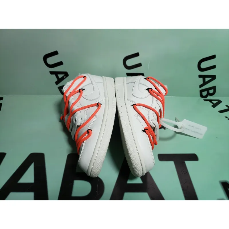 Uabat SB Dunk Off-White Low White Black Orange,CT0856-900