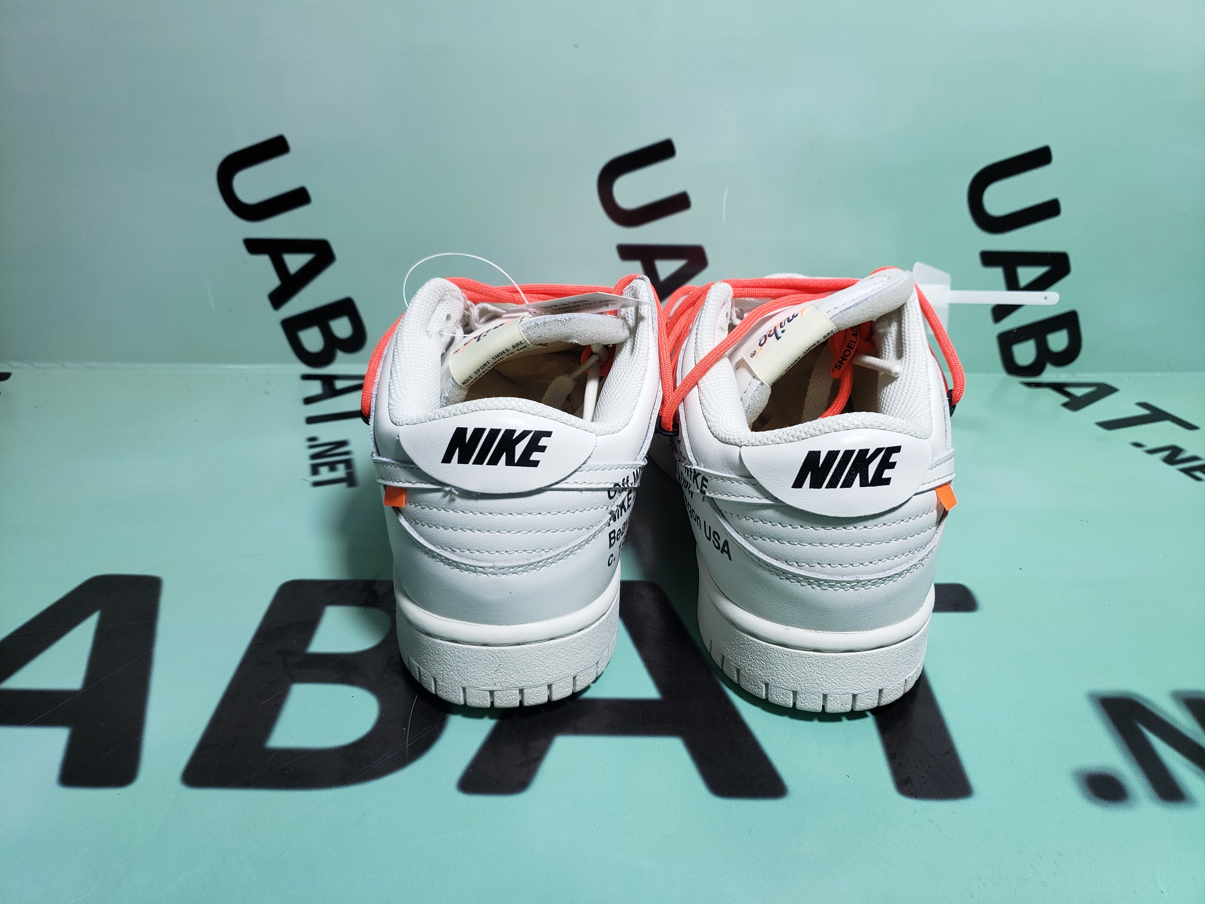 Uabat SB Dunk Off-White Low White Black Orange,CT0856-900