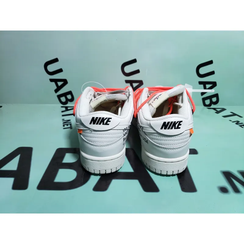 Uabat SB Dunk Off-White Low White Black Orange,CT0856-900