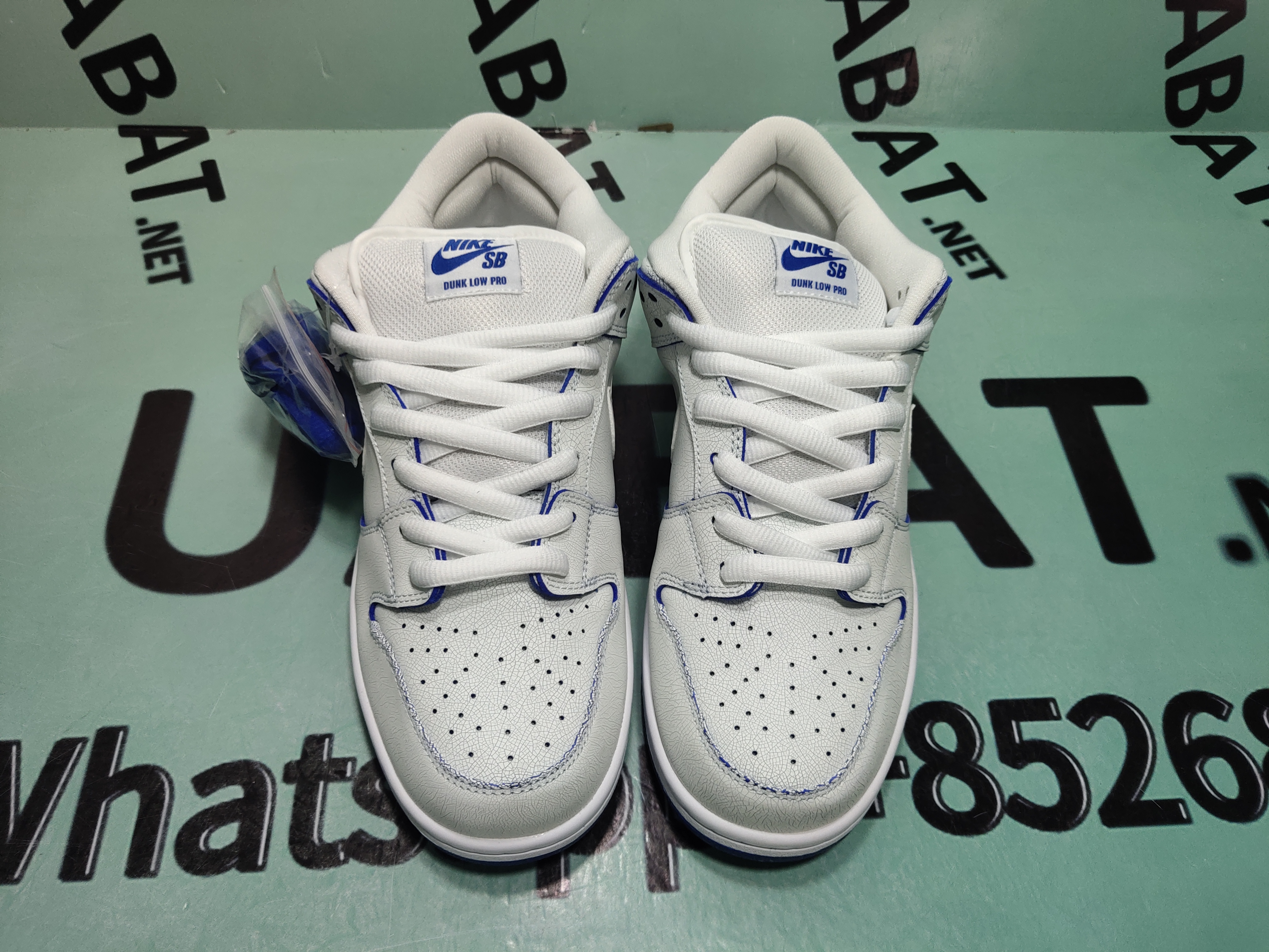 Uabat SB Dunk Low Premium White Game Royal,CJ6884-100