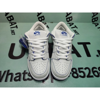 Uabat SB Dunk Low Premium White Game Royal,CJ6884-100 02