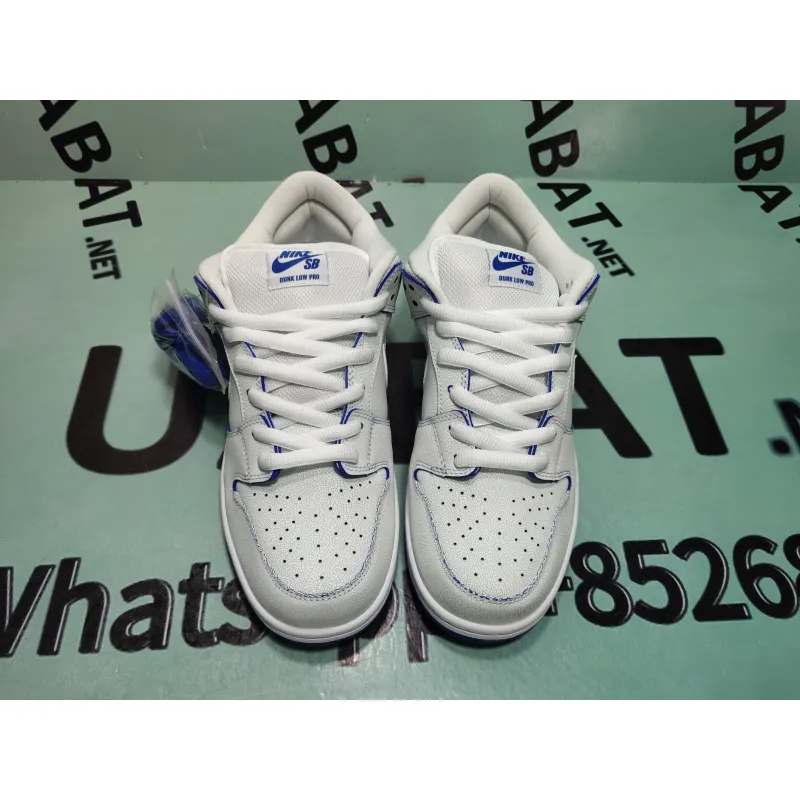 Uabat SB Dunk Low Premium White Game Royal,CJ6884-100