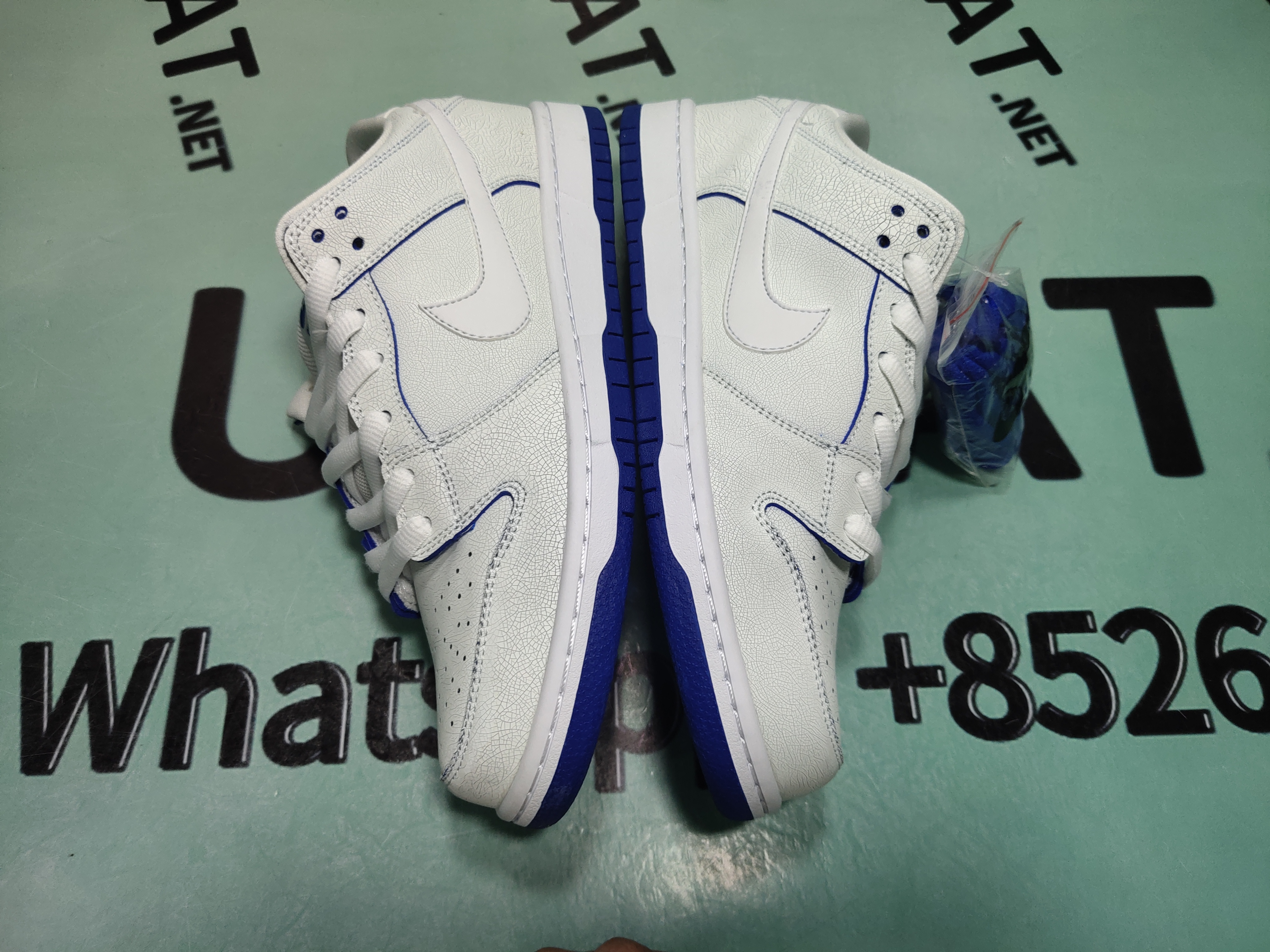 Uabat SB Dunk Low Premium White Game Royal,CJ6884-100