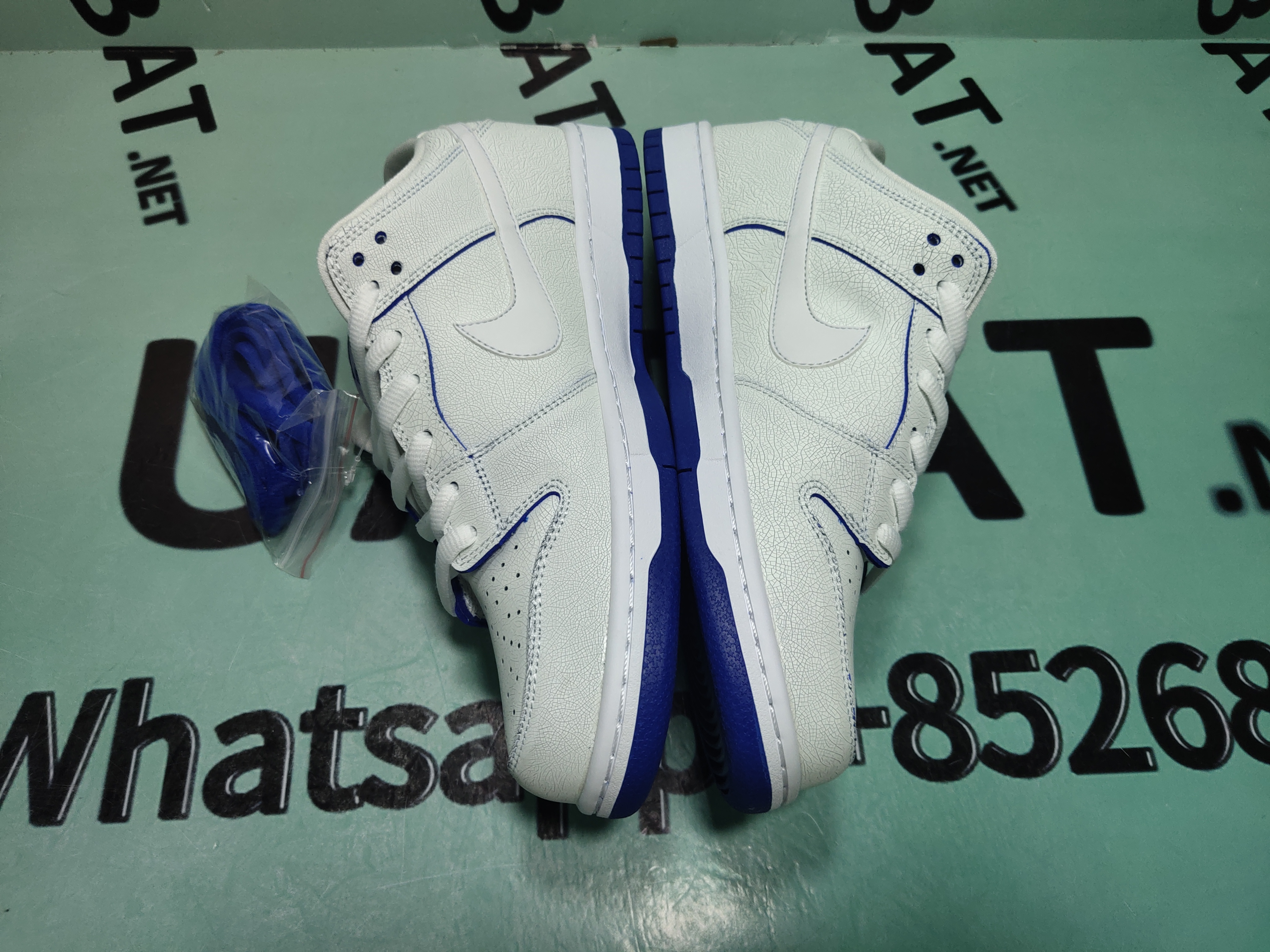 Uabat SB Dunk Low Premium White Game Royal,CJ6884-100