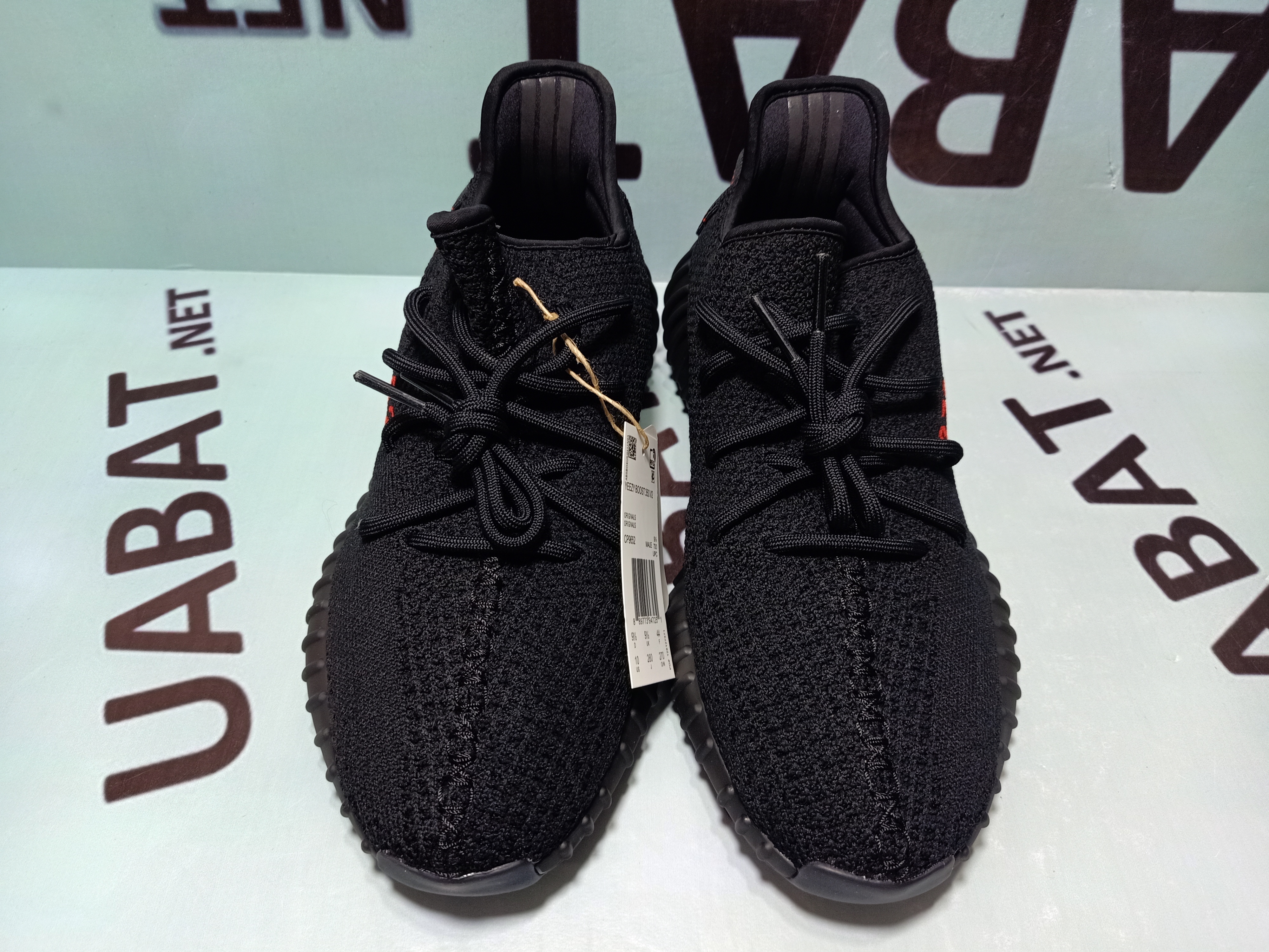 Uabat Yeezy Boost 350 V2 Black Red,CP9652