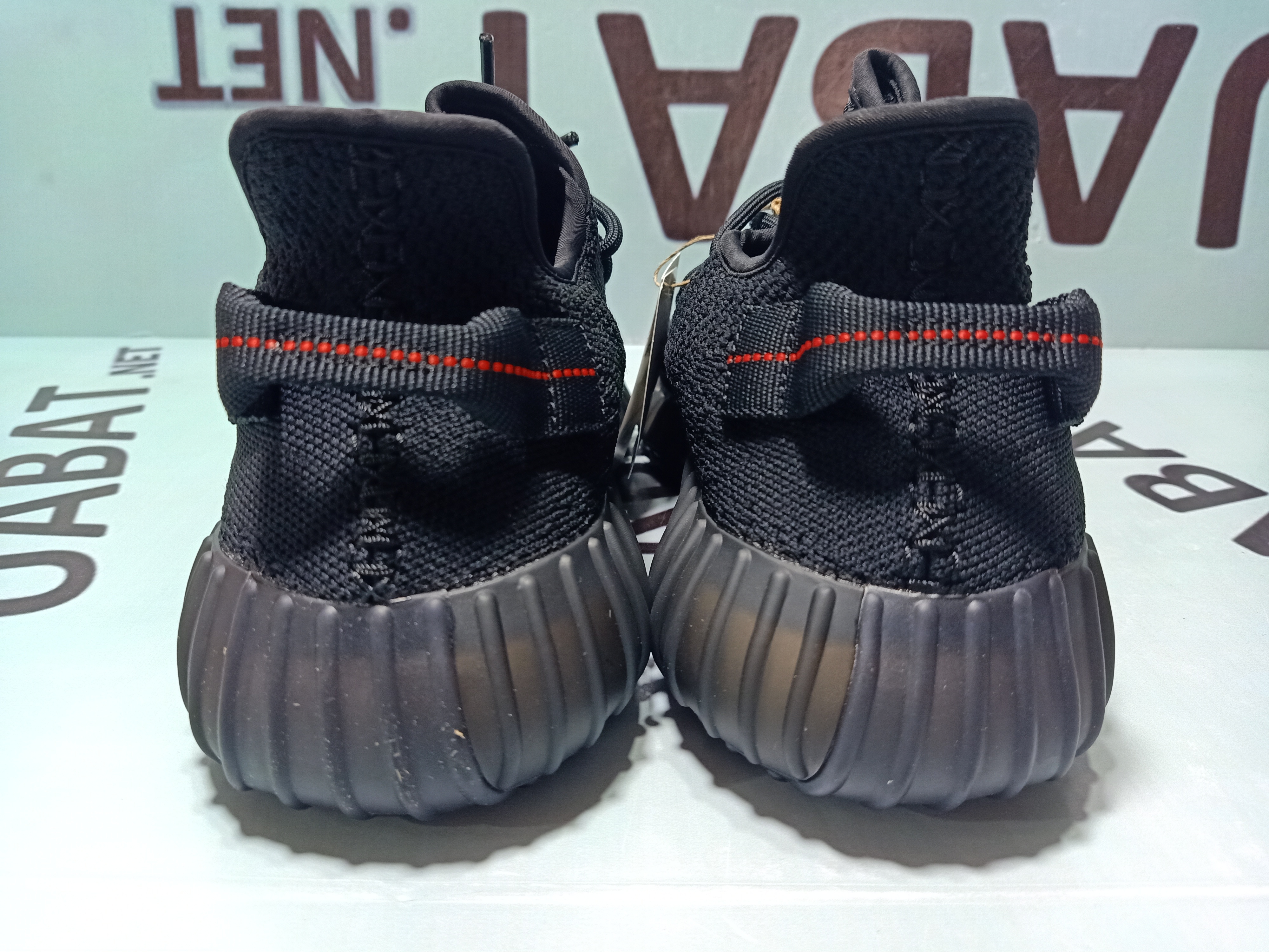 Uabat Yeezy Boost 350 V2 Black Red,CP9652