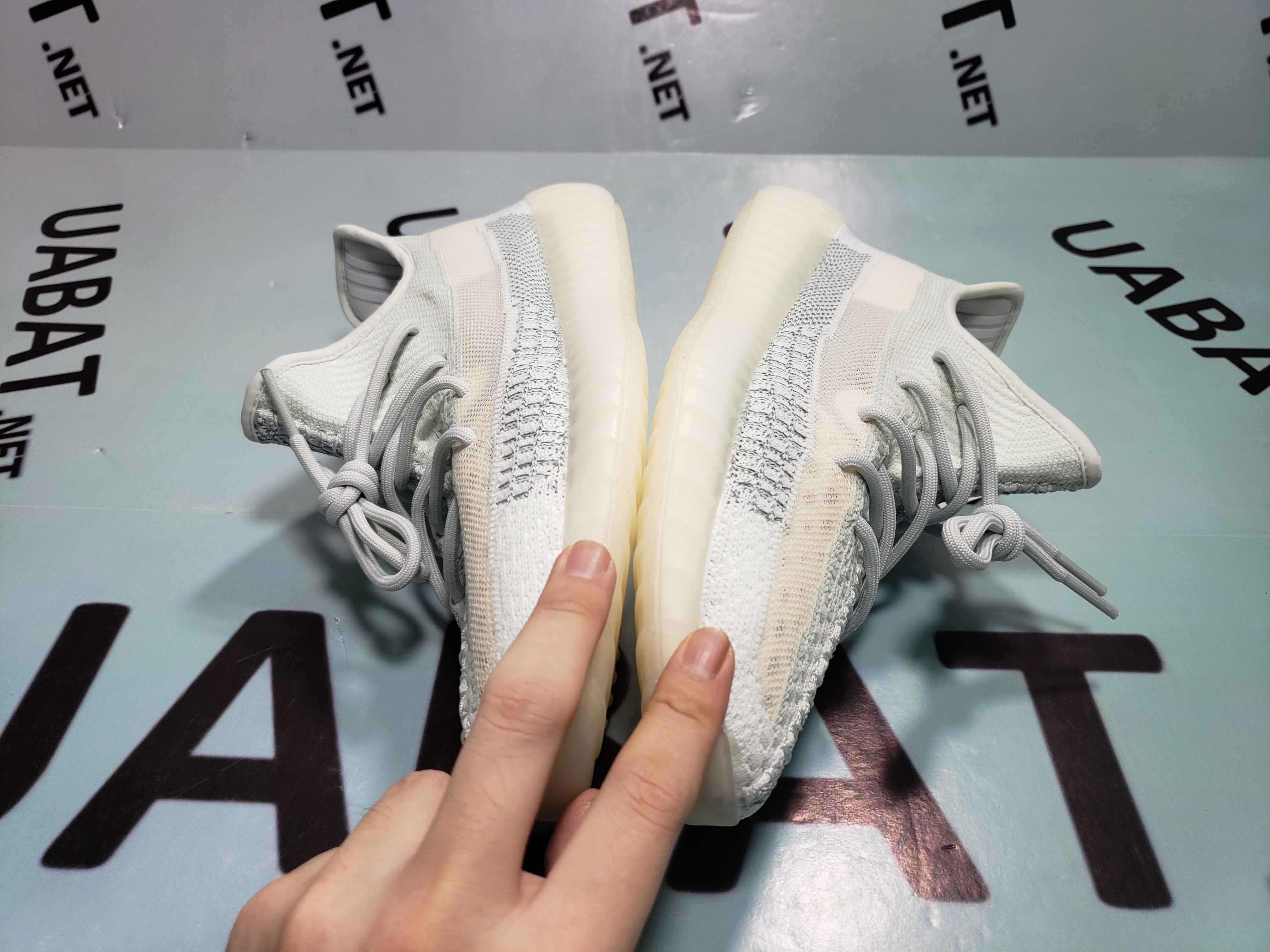 Uabat Yeezy Boost 350 V2 Cloud White (Reflective),FW5317