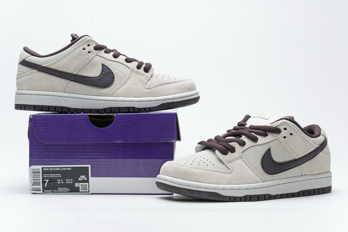 OG SB Dunk Low Desert Sand Mahogany ,BQ6817-004