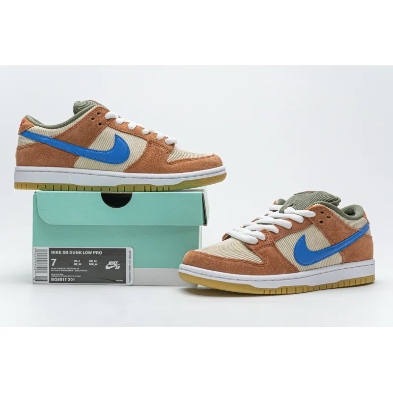 OG SB Dunk Low Corduroy Dusty Peach ,BQ6817-201