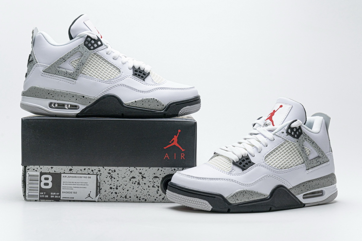 OG Jordan 4 Retro White Cement (2016) ,840606-192