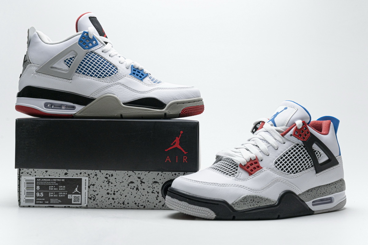 OG Jordan 4 Retro What The ,CI1184-146