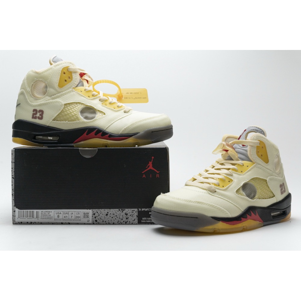 OG Jordan 5 Retro Off-White Sail,H8565-100