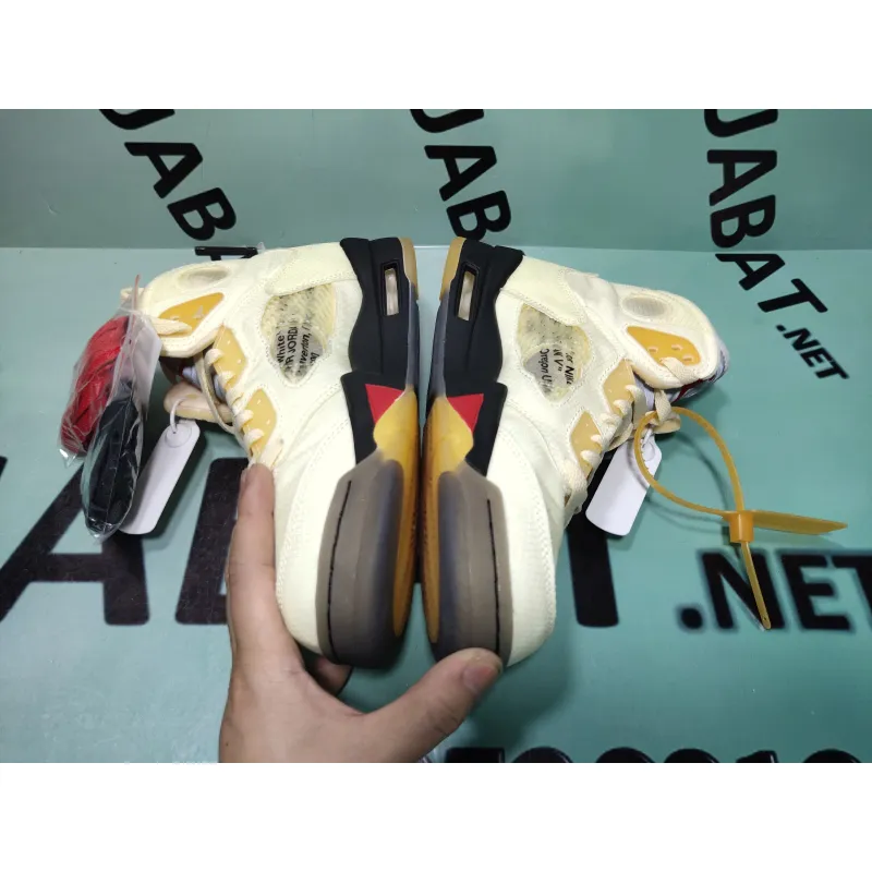 OG Jordan 5 Retro Off-White Sail,H8565-100