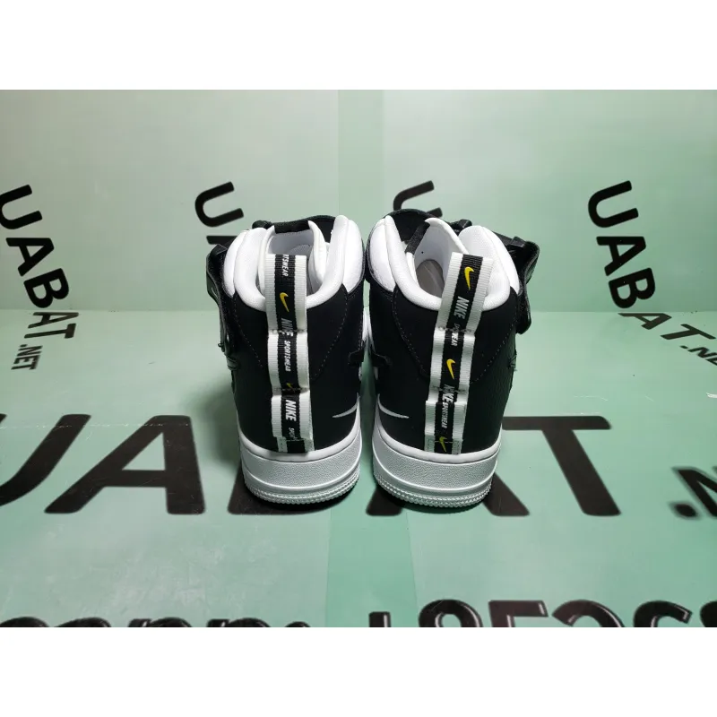 OG Air Force 1 Mid Utility White Black,804609-103